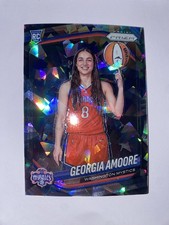 2025 Panini Prizm WNBA Georgia Amoore Variation RC Mystics Cracked Ice