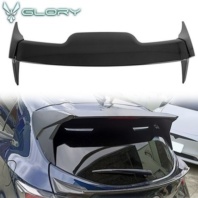 Fits 19-25 Toyota GR Corolla Hatchback Roof Spoiler 3PCS Rear Wing Gloss Black
