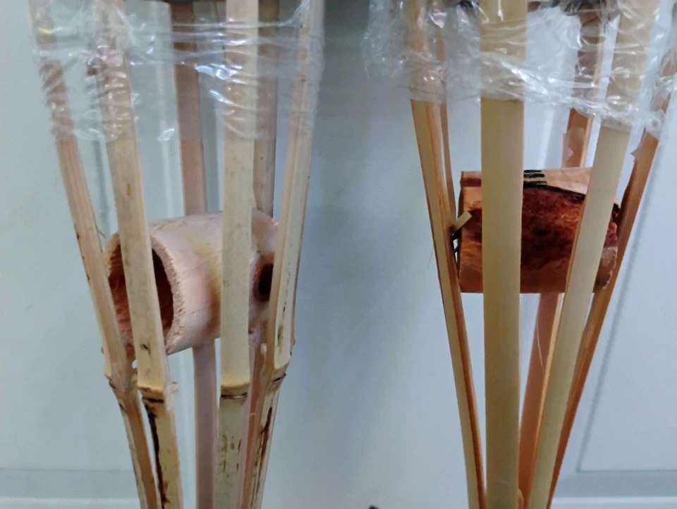 Pair of Weather Resistant Tiki Torches - NEW - Image 2 of 4