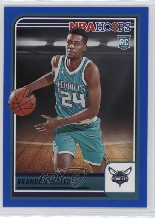2023-24 Panini NBA Hoops Rookies Blue Brandon Miller #272 Rookie RC 19zn