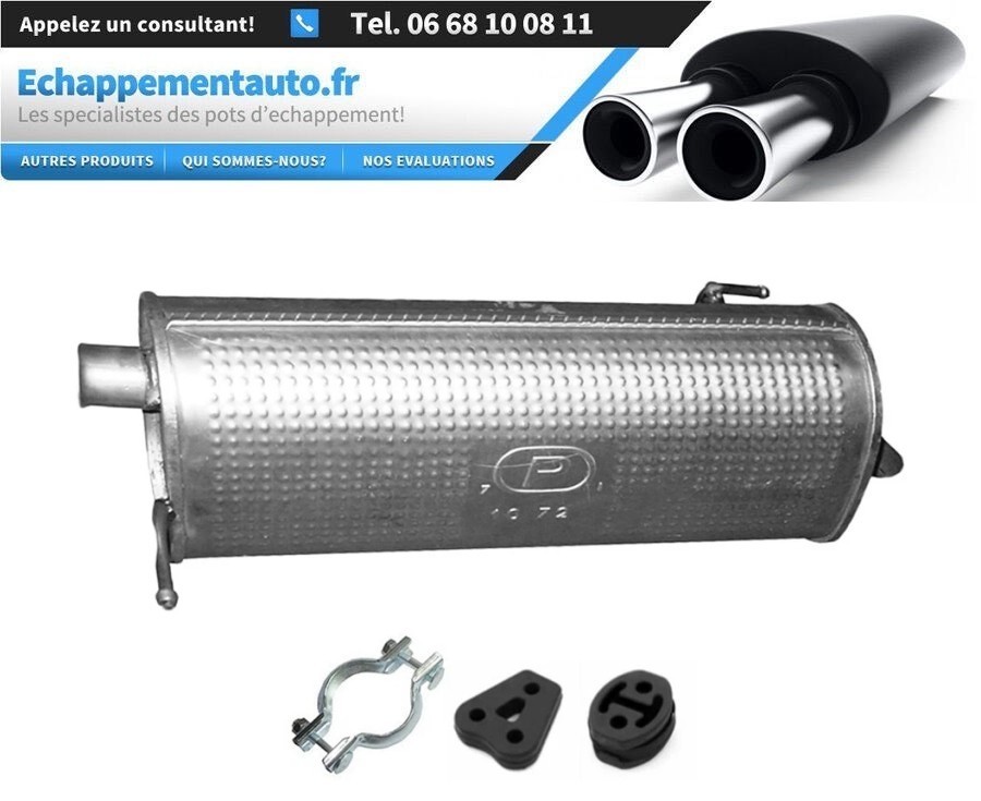 Silencieux echappement Kia Venga 1.4 1.6 CVVT des 2010 reduction bruit 287301P300
