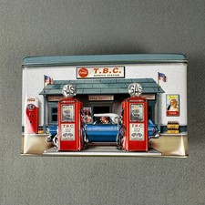 Coca Cola 3D Gas Station Tin