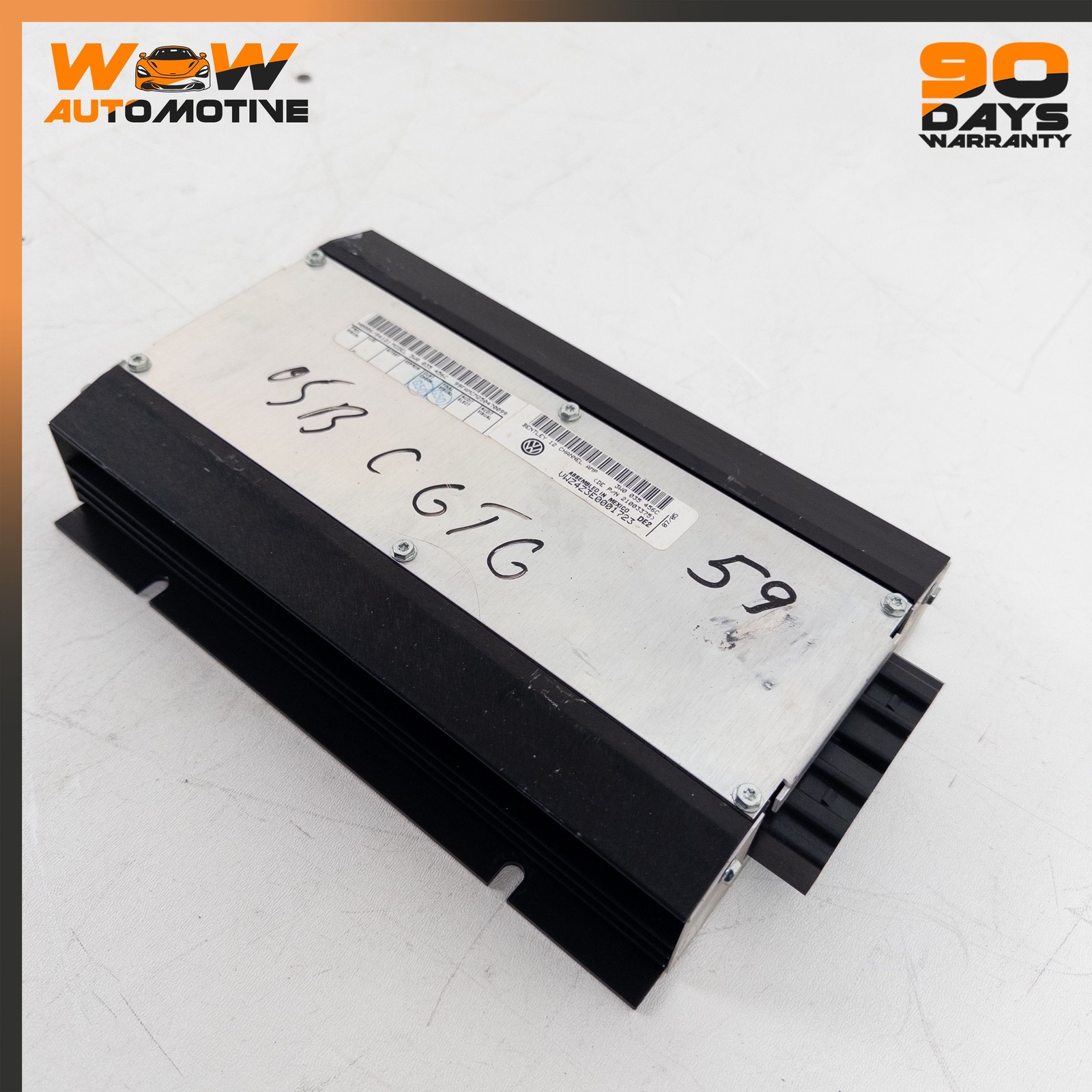04-10 BENTLEY CONTINENTAL GT PREMIUM AUDIO SOUND SYSTEM AMPLIFIER AMP OEM