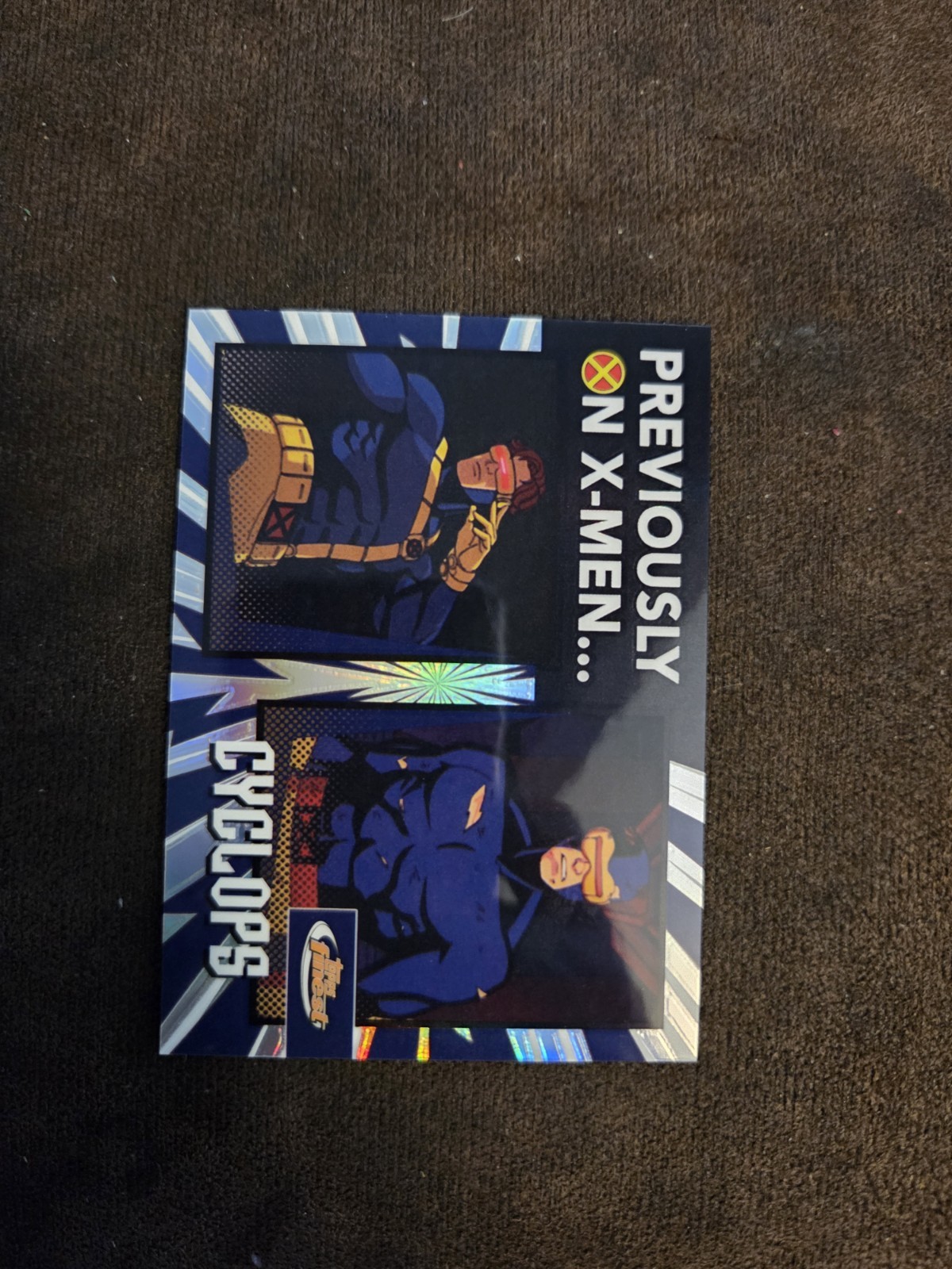 2025 Topps Finest Marvel X-Men '97 Cyclops Previously On X-Men #PO-2