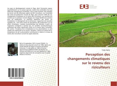 Perception des changements climatiques sur le revenu des riziculteurs Todje Alph
