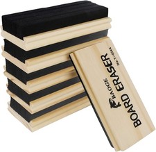Chalkboard Eraser 6 Pack Wool Felt Dustless Blackboard Multicolored