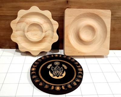 3 Wooden Bead Board Trays For Bracelet Making
