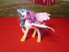 Hasbro My Little Pony MLP Princess Celestia 9" Toy Light Up Wings Talks 2011 BC