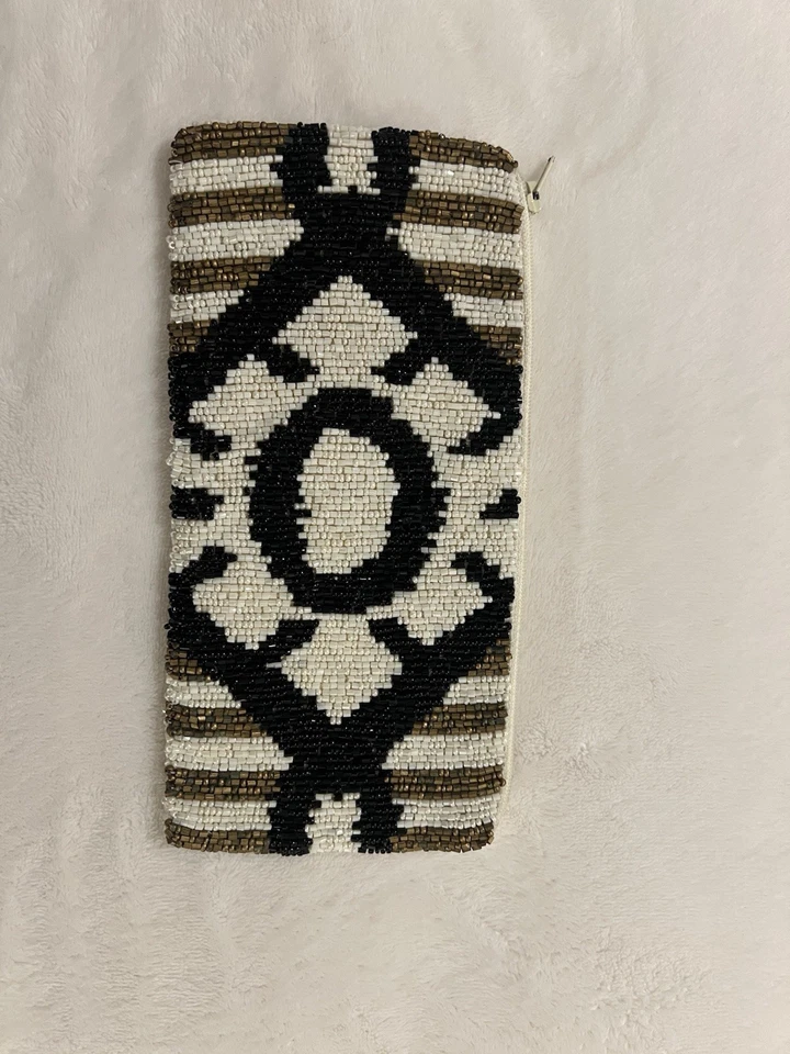 Moyna Evening Clutch / Pouch beaded bag - Image 2 of 4