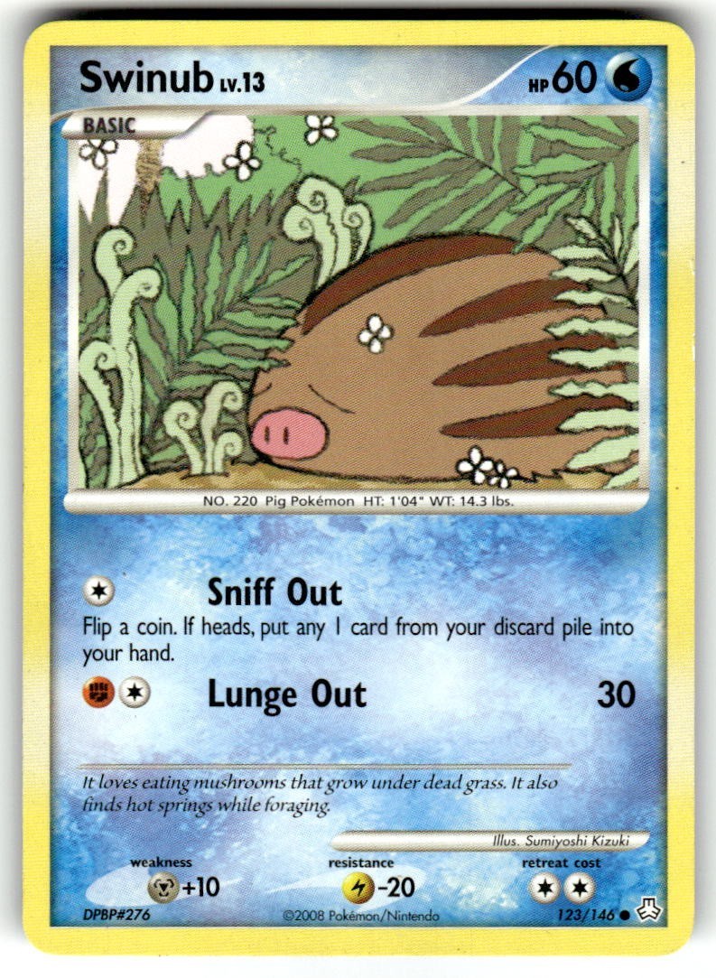 Swinub 123/146 Legends Awakened Pokémon TCG Regular Lightly Played