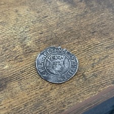 Henry VII Silver Hammered Halfgroat. Pheon Mintmark both sides