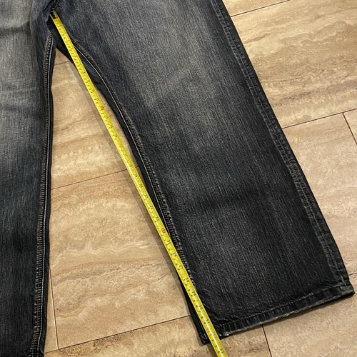 Vintage Akademiks (ASAP) Jeans Herren 44x32 Denim Baumwolle Relaxed Baggy Logo - Bild 6 von 18