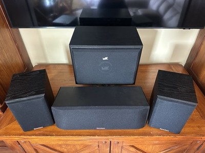 Miller & Kreisel Paradigm Bookshelf Speakers Center Channel