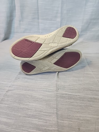 Crocs Damen Canvas Walu Loafer Bootsschuhe Navy Blau Slipper Komfort W8 - Bild 6 von 9