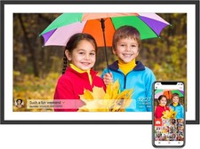 Digital Picture Frame by Large WiFi Digital Photo Frame, 15.6 inch