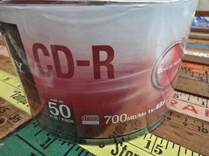 Brand New Sealed Sony CD-R 50 Count Disc Pack 700 MB 48x Speed Media Spindle