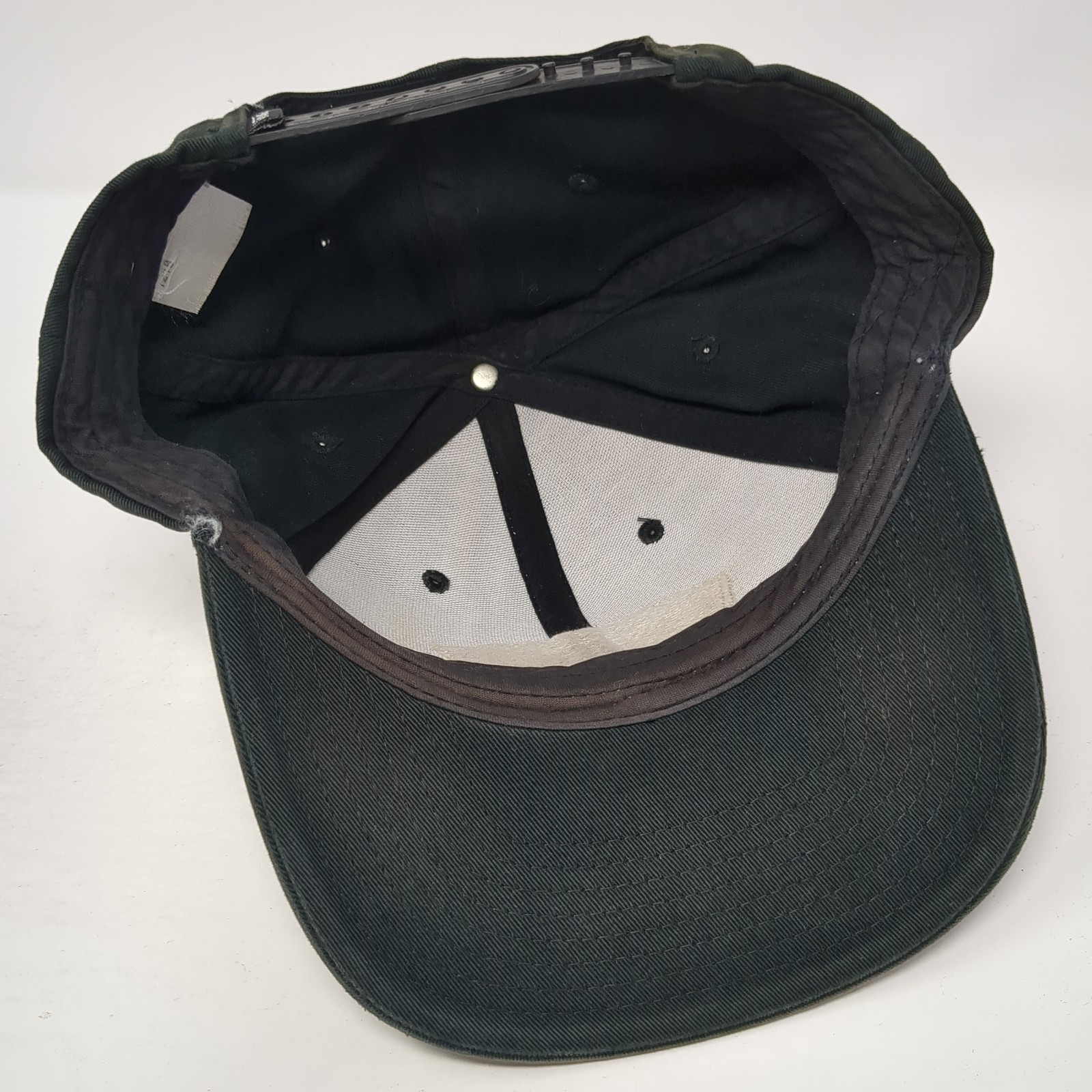 Off The Wall Vans Authentic Snapback Hat Black On… - image 7