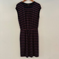 Banana Republic Dress S Jersey Nautical Preppy Coastal Casual Summer Office