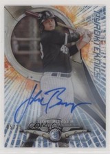 2018 Bowman High Tek Ocean Blue Tidal Diffractor 5/25 Jake Burger Auto 1v3