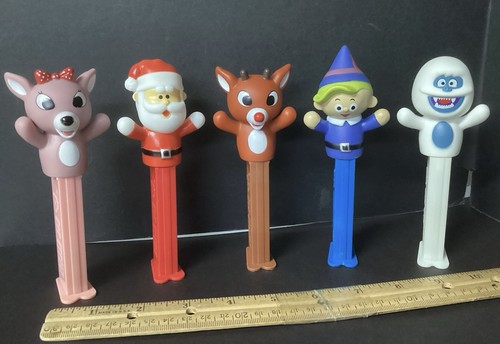 5 Pez Fantasy Custom Set Rudolph Misfit Toys Santa Christmas Non Working