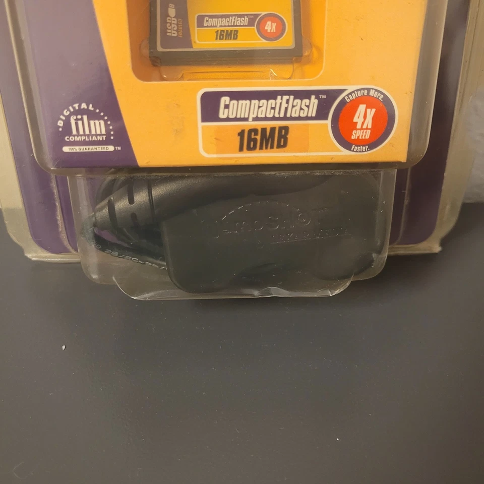 Lexar Media CompactFlash 16MB Digital Film Card W/Jumpshot Connection Kit NIP - Image 3 of 4