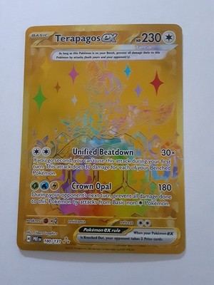 Pokmon Scarlet & Violet Prismatic Evolutions Terapagos Ex Hyper Rare  180/131-NM | eBay