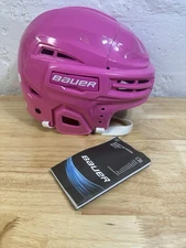 NEW Bauer Hockey Helmet RE-AKT 100 Youth Prodigy IMS 5.0 Size Youth Large Pink