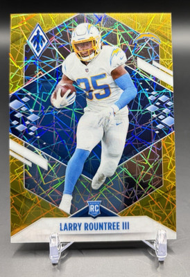 2021 Panini Phoenix Gold Lazer 1/1 Larry Rountree III RC Rookie #178 True 1/1  