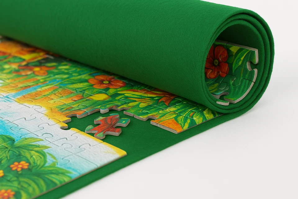 Puzzle Rollio Up Tappetino Rigido Conservazione Tubo & Cinghie fino A 1500 Pezzi - Immagine 4 di 4