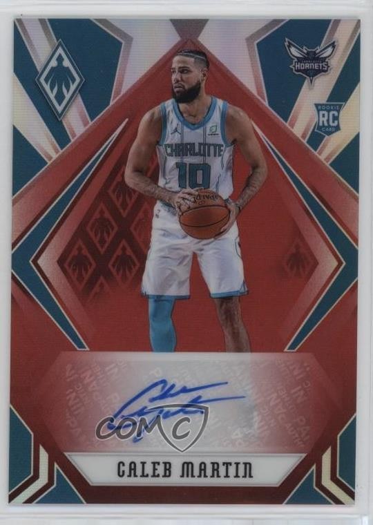 2020-21 Panini Chronicles Phoenix Rookie Red Caleb Martin #PH-CMA Auto RC v9t