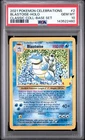 Pokémon Blastoise 2/102 Celebrations Classic Collection Holo PSA 10