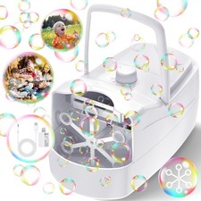 Bubble Machine, Automatic 18000 Per Minute Big Bubbles Blower Maker for Kids...