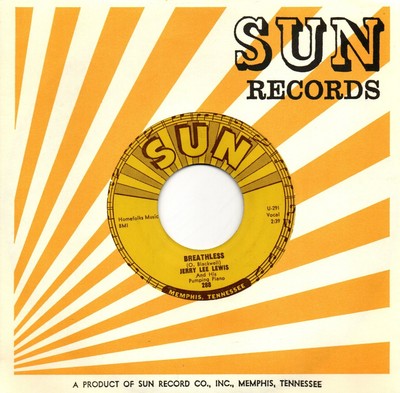Jerry Lee Lewis:Breathless/Down the Line:US Sun: