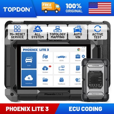 2026 TOPDON Phoenix LITE 3 Car OBD2 Scanner Advanced All system Diagnostic Tool