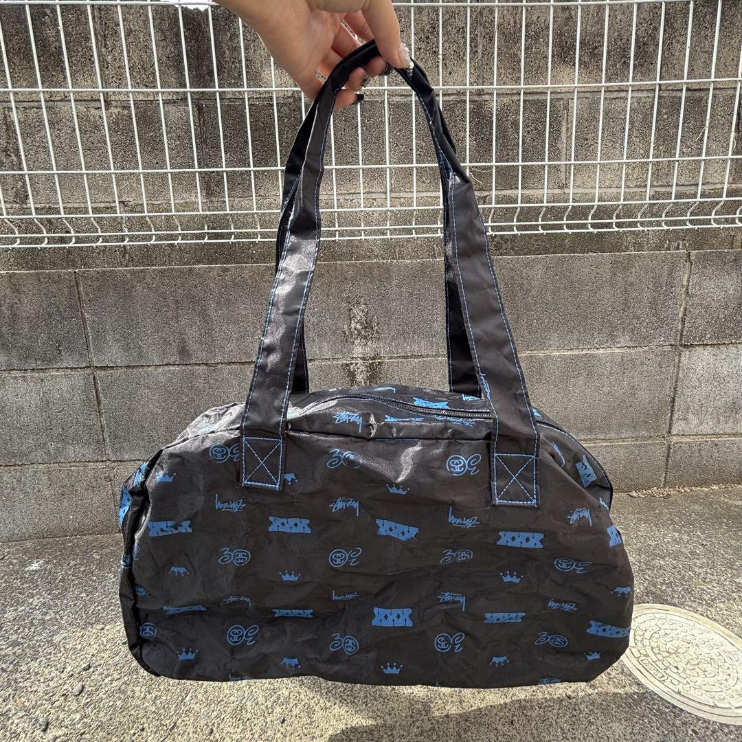 バッグ 00s old stussy 2way mini boston bag y2k Stussy Boston Bag Handbag Y2K Heisei Stylish Design