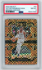 VICTOR WEMBANYAMA RC Rookie - Checker Bronze Prizm #/49 2023-24 Painini Select