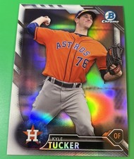 Kyle Tucker 2016 Bowman Chrome REFRACTOR Rookie Card RC #BDC-137 - Astros