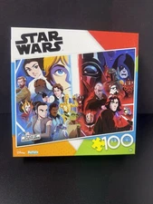 New Star Wars Galaxy Of Adventures 100 Piece Jigsaw Puzzle Buffalo Games “15x11”