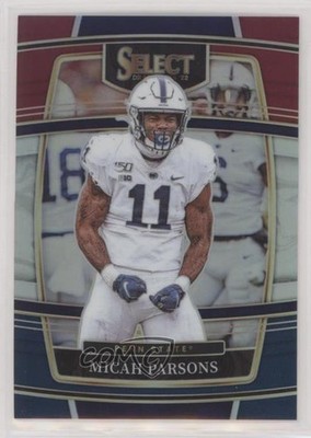 2022 Panini Select Draft Picks Concourse Tri-Color Prizm 7/199 Micah Parsons i5f