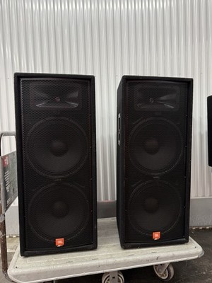 x2 JBL JRX125 Professional Dual 15'' Two-Way Passive Loudspeaker System JRX100