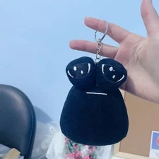 My Pet Alien Pou B 4 Inch Keychains Stuffed Animal Plush Pendants Fluffy Dolls