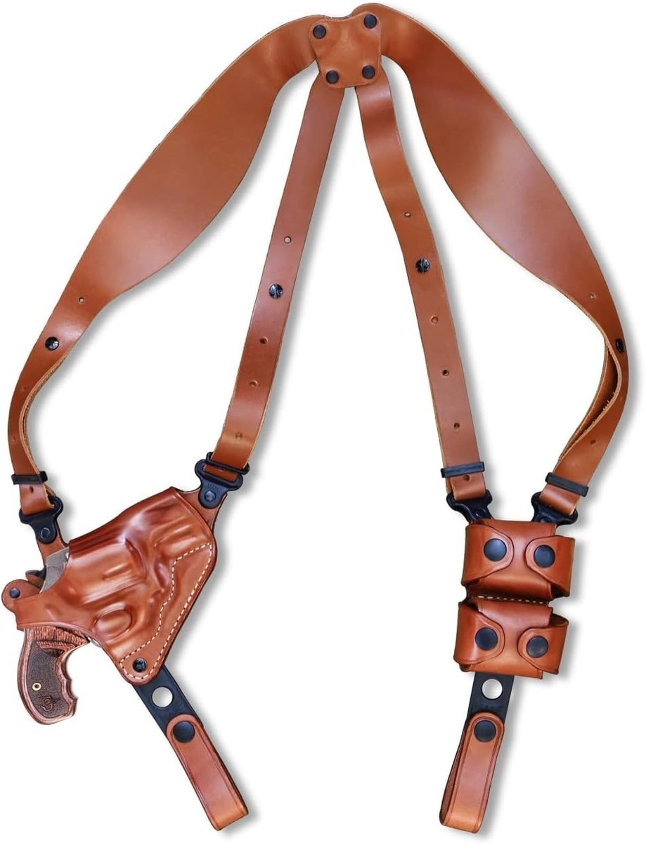 Shoulder Holster With Double Speed Loader Fits S&W J- Frame 38