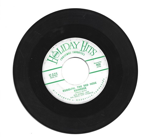 Bobby Russell & Music City Chorale-Holiday Hits-Vinyl 45-RPM Record #901 - Picture 2 of 2