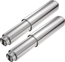 2 Pack Universal Plastic Spring Loaded Toilet Paper Holder Roller Replacement