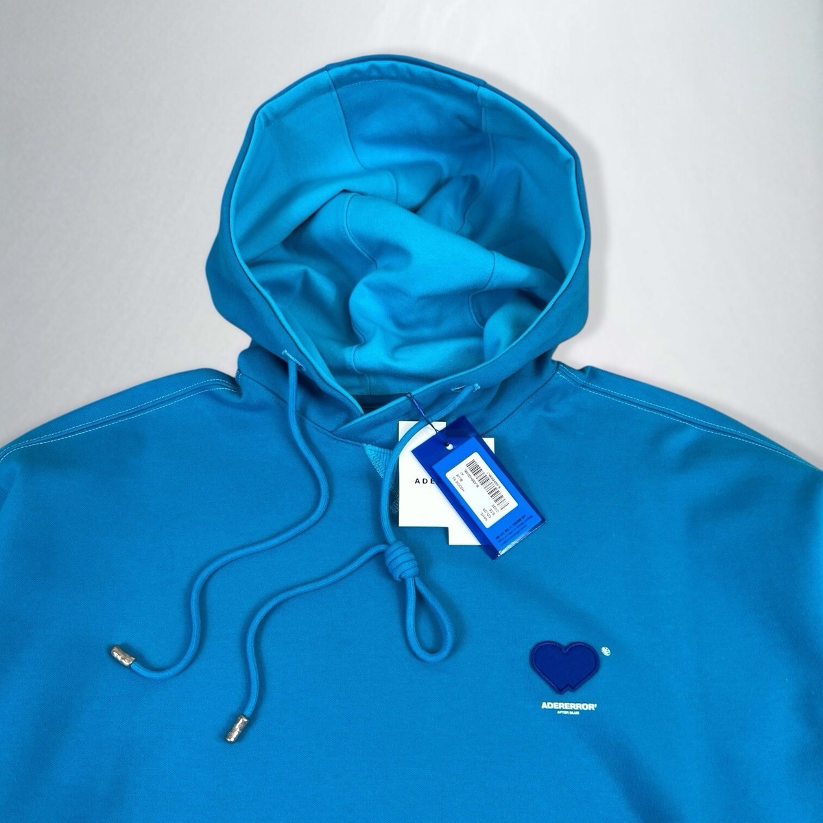 ★ADERERROR★ Twin heart hoodie Blue ADER error Blue Twin Heart Hoodie ADER error