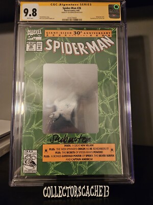 Spider-Man 26 - CGC 9.8 White Pages - Hologram Cover - Signed By Joe Rubinstein 