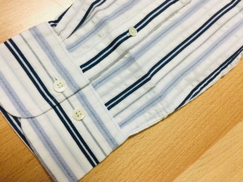 NUEVO GUANTE Para Hombre INFORMAL Camisa a Rayas Mangas Largas MULTICOLOR L-XL-XXL PRECIO DE VENTA SUGERIDO POR EL FABRICANTE £130 - Imagen 6 de 7