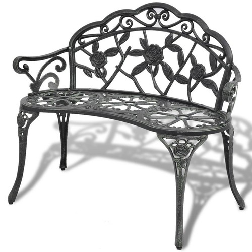 vidaXL Garden Bistro Table and Chairs Set Cast Aluminium Outdoor Furniture Park - Picture 15 of 24