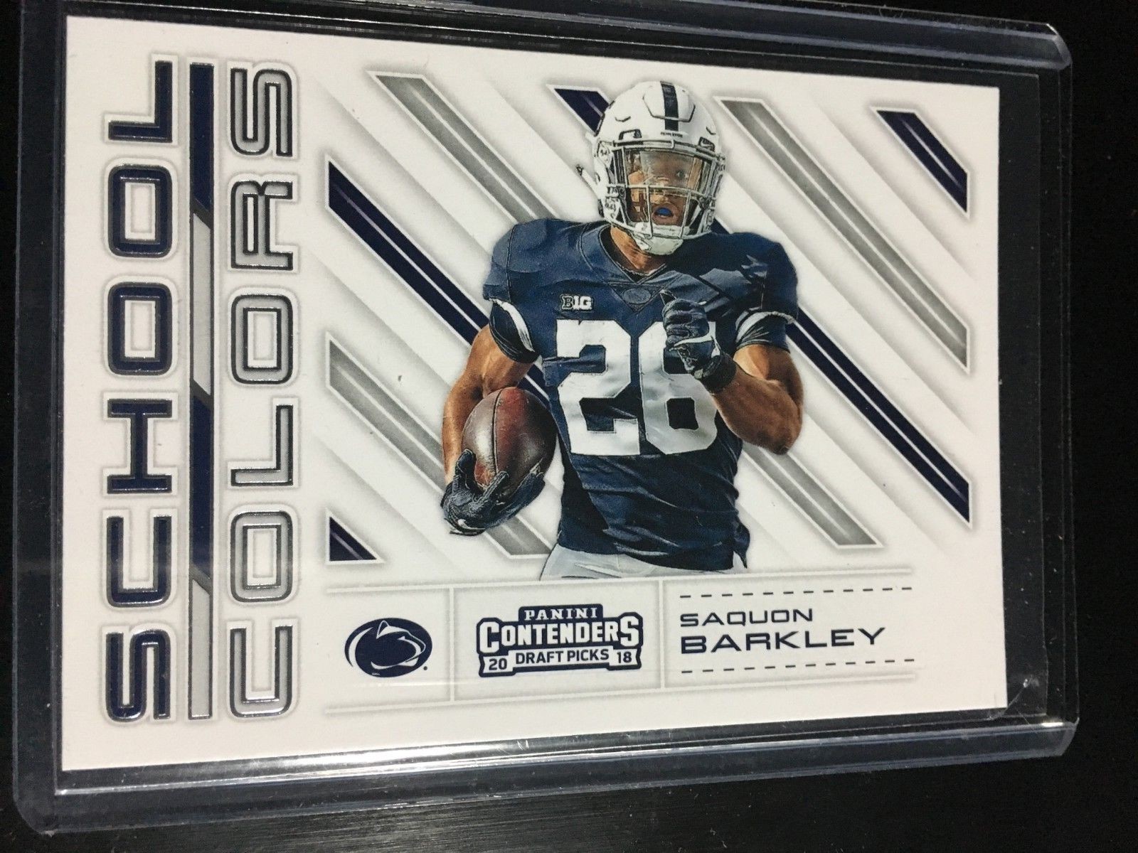 2018 Panini Contenders Draft Picks School Colors SAQUON BARKLEY