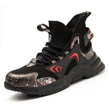 Mens Work Boots Steel Toe Safety Shoes Lightweight Indestructible Sneakers boots